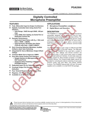 PGA2500IDBR datasheet  